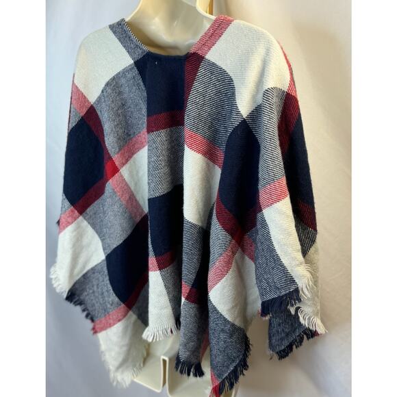 Zara Kids Other - Zara Kids Plaid Poncho - Size M